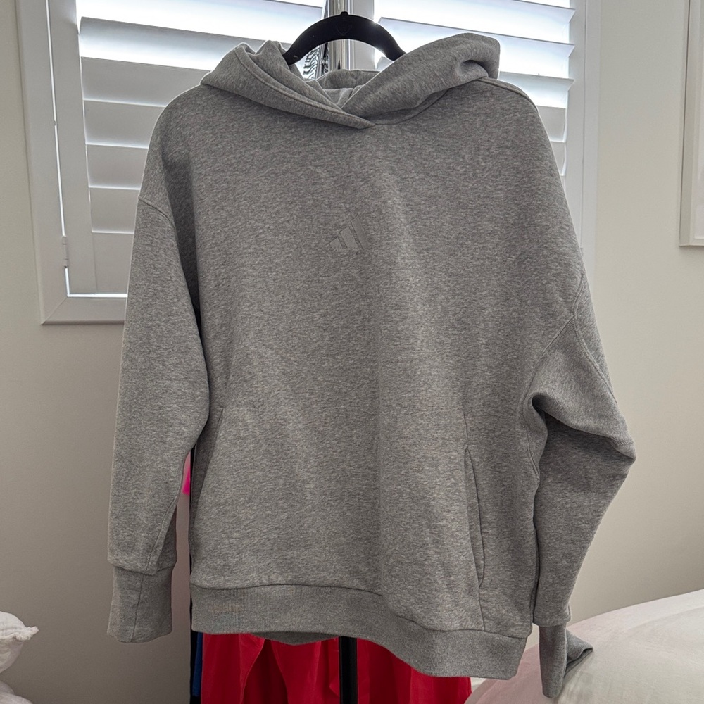adidas Gray Hoodie Sweatshirt